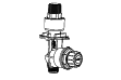 FITTING FOR STOP VALVE W/BRASS FITTING