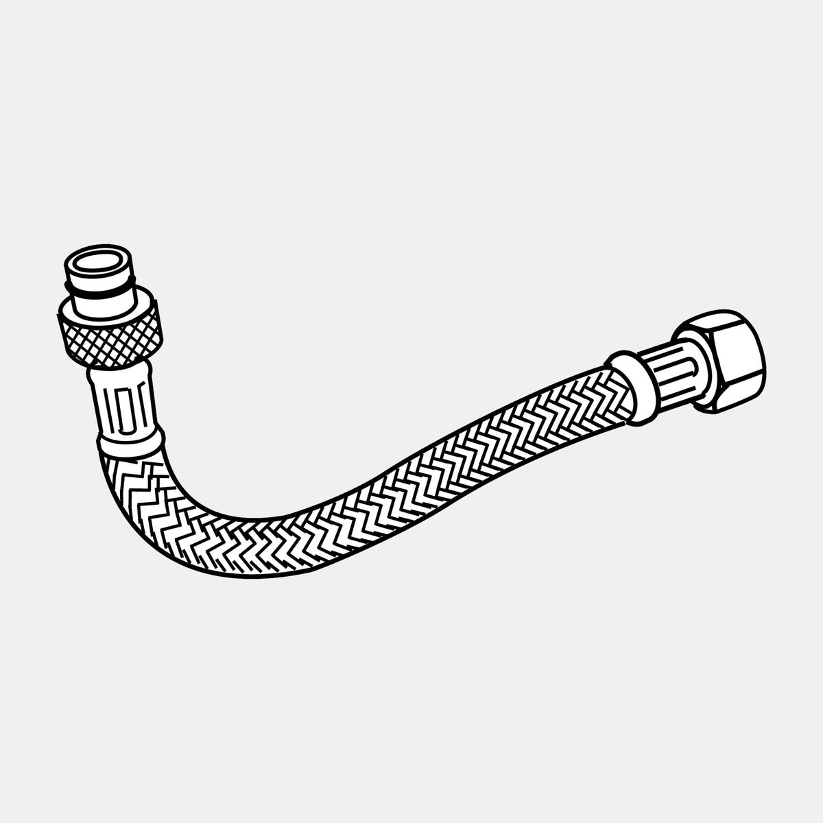 FLEXIBLE PIPE 3/8 X 3/8 WINNER