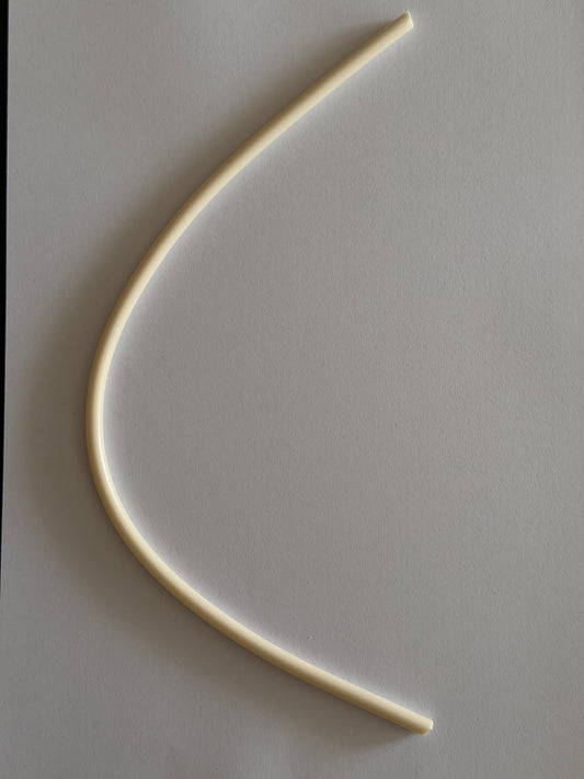 PVC PIPE D.6X4 360MM WHITE