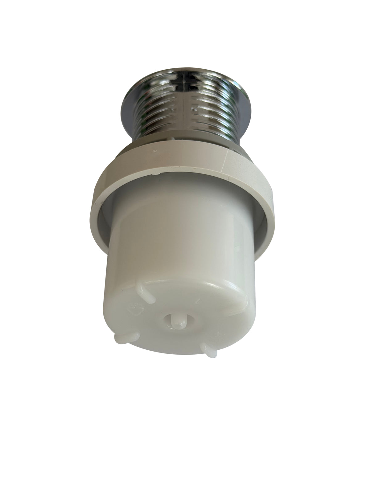 ROUND PNEU. BUTTON TOT FLUSH POL.CHROME