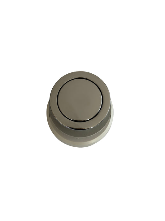 ROUND PNEU. BUTTON TOT FLUSH POL.CHROME