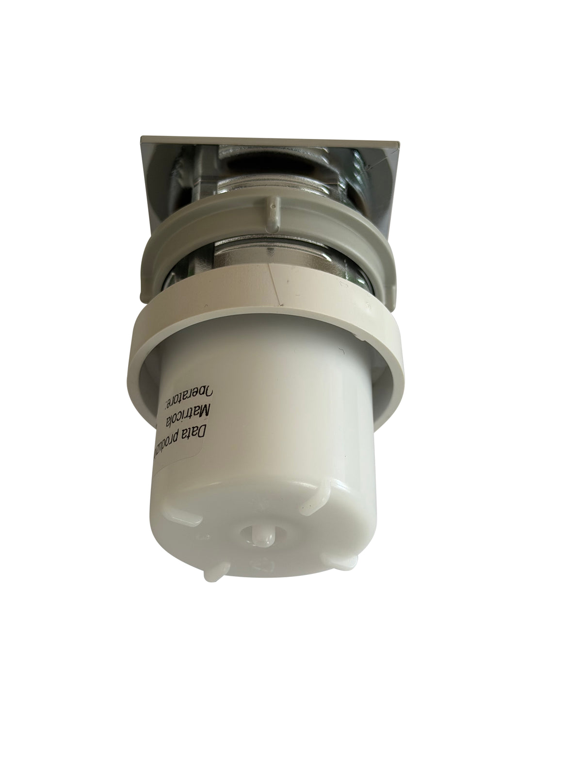 SQUARE PNEU. BOTTON FLUSH TOT POL.CHROME