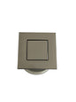 SQUARE PNEU. BOTTON FLUSH TOT POL.CHROME