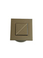 SQUARE PNEU. BUTTON 1/2 FLUSH SAT.CHROME